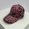 Kpop Men Women Baseball Hats Graffiti Letter Vegan Leather Cotton Breathable HipHop Caps Street Fashion Solar Sport
