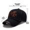 Mens Casual Old Baseball Caps, Spring and Autumn Washed Hats, Outdoor Embroidered Sun Hats for Hiking and Fishing