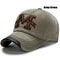 Mens Casual Old Baseball Caps, Spring and Autumn Washed Hats, Outdoor Embroidered Sun Hats for Hiking and Fishing