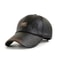Fashion Casual Men Hats Baseball Caps Leather Outing Cap Adjustable Winter Warm Hat For Everyday We