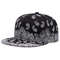 West Coast Cashew Flower Printing Snapback Cap New Fashion, Outdoor Sun Protection, Men Woman Adjustable Baseball Hat