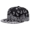 West Coast Cashew Flower Printing Snapback Cap New Fashion, Outdoor Sun Protection, Men Woman Adjustable Baseball Hat