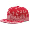 West Coast Cashew Flower Printing Snapback Cap New Fashion, Outdoor Sun Protection, Men Woman Adjustable Baseball Hat