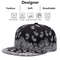 West Coast Cashew Flower Printing Snapback Cap New Fashion, Outdoor Sun Protection, Men Woman Adjustable Baseball Hat