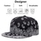 West Coast Cashew Flower Printing Snapback Cap New Fashion, Outdoor Sun Protection, Men Woman Adjustable Baseball Hat