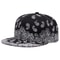 West Coast Cashew Flower Printing Snapback Cap New Fashion, Outdoor Sun Protection, Men Woman Adjustable Baseball Hat