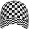 Black White Checkered Flag Baseball Hats Men Women Adjustable Snapback Cap, Checkered Trucker Cap Racing Style Headwear