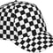 Black White Checkered Flag Baseball Hats Men Women Adjustable Snapback Cap, Checkered Trucker Cap Racing Style Headwear