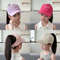 Kids New High Ponytail Baseball Caps, Girls Boys Sun Hats Bowknot Embroidery, Hollow Top Hats, Children Sun Protection