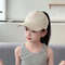 Kids New High Ponytail Baseball Caps, Girls Boys Sun Hats Bowknot Embroidery, Hollow Top Hats, Children Sun Protection
