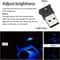 Mini USB Ambient Light LED, RGB 8 Color Variable Ambient Light for Car Laptop Keyboard, Atmosphere Night Lamp