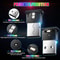 Mini USB Ambient Light LED, RGB 8 Color Variable Ambient Light for Car Laptop Keyboard, Atmosphere Night Lamp
