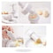 Manual Kitchen Ginger Garlic Crusher Press, Twist Cutter Cooking Tool, Plastic Garlic Presses and Kitchen Blender
