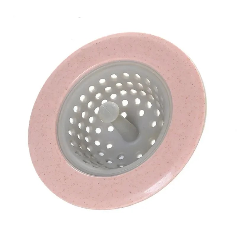 Flower Silicone Kitchen Sink Strainer 4 Color Anti Blocking, Bathroom Shower Drain Cover, Hair Stopper Sewer Colander