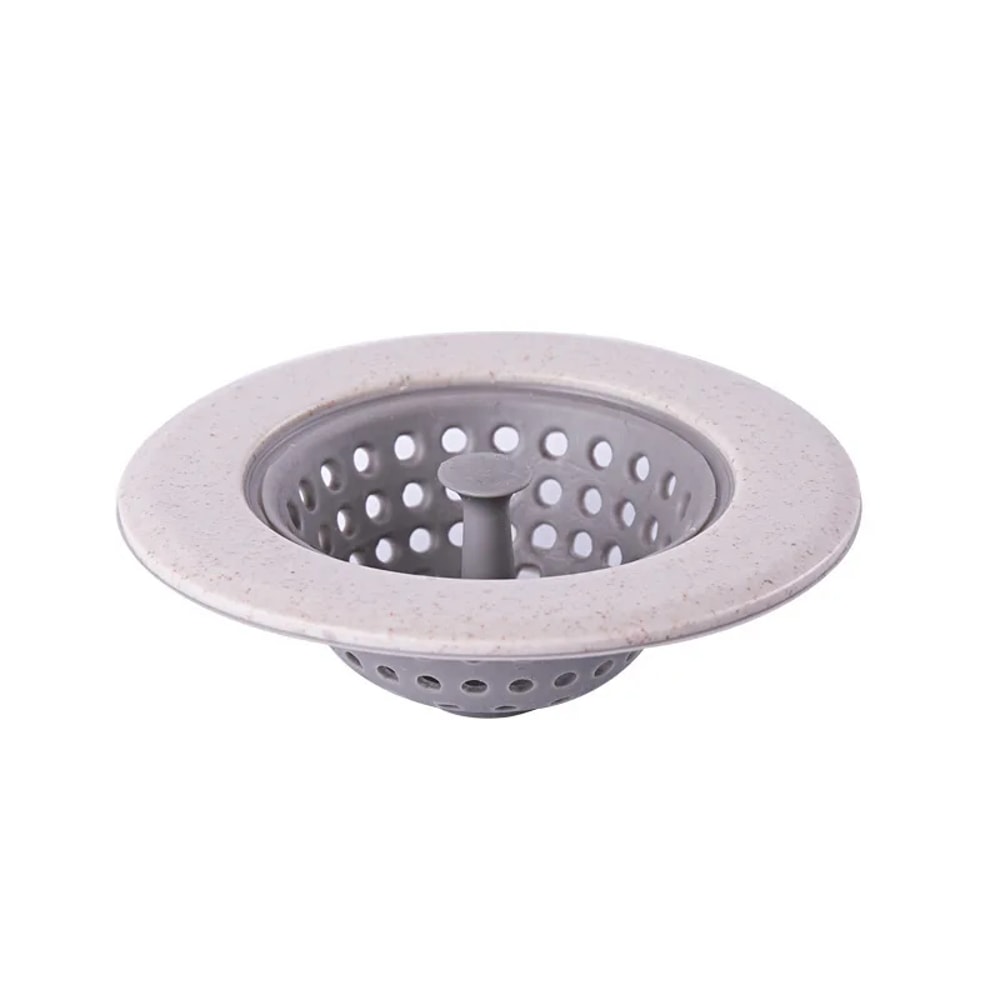 Flower Silicone Kitchen Sink Strainer 4 Color Anti Blocking, Bathroom Shower Drain Cover, Hair Stopper Sewer Colander