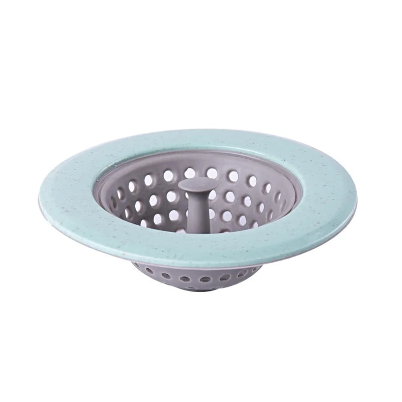 Flower Silicone Kitchen Sink Strainer 4 Color Anti Blocking, Bathroom Shower Drain Cover, Hair Stopper Sewer Colander