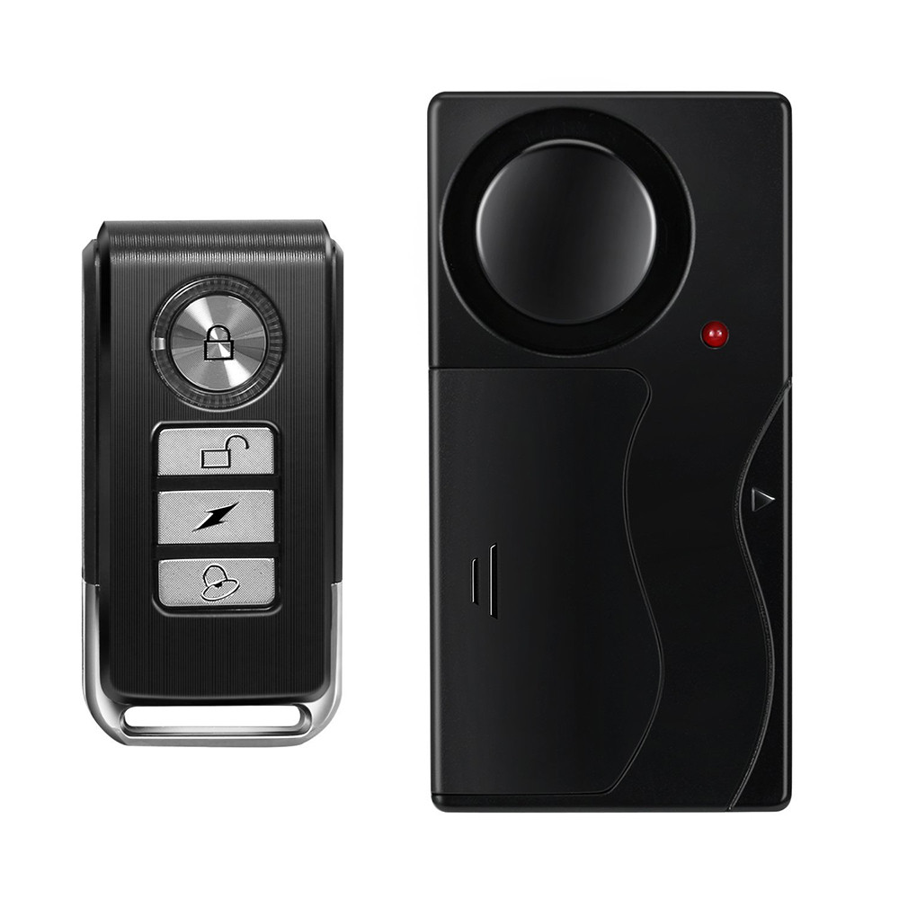 Anchtek Loud Alarm Wireless Vibration Alarm With Remote Control AntiTheft Alarm For Motorcycle Bike 5