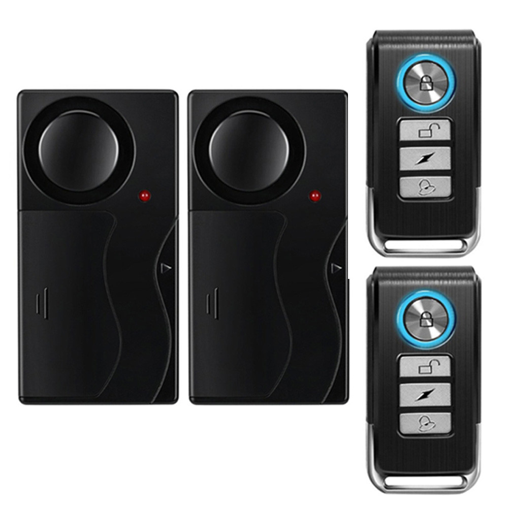 Anchtek Loud Alarm Wireless Vibration Alarm With Remote Control AntiTheft Alarm For Motorcycle Bike 6