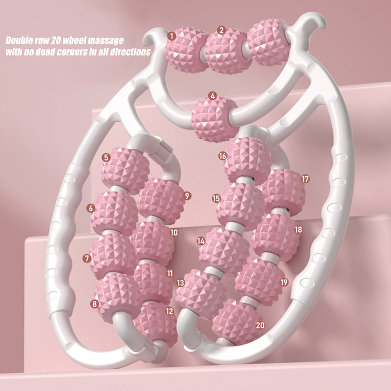 Newest Wheel Leg Clamp AntiCellulite Massager Annular Slimming Roller For Body Massage Muscle Relax 3