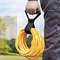 Heavy Duty Cable Storage Reel, Portable Hand Held Handle Organizer for Extension Cords, Hoses, & Warehouse Tools