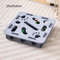 Pet Cat Puzzle Maze Holes Toys Felt Box With Bell Ball Interactive Funny Combination Set For Kitten 6