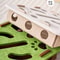 Pet Cat Puzzle Maze Holes Toys Felt Box With Bell Ball Interactive Funny Combination Set For Kitten 3