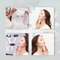 Disposable Face Plastic Film Mask,100pcs Full Face & Neck Transparent PE Wrap for Enhanced Skincare Absorption,Beauty