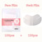 Disposable Face Plastic Film Mask,100pcs Full Face & Neck Transparent PE Wrap for Enhanced Skincare Absorption,Beauty