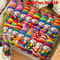 Color-Coded Knitted-Style Snowman, Wooden Ornaments, Christmas Tree Pendants, Wall Decor, Party Favors and Gifts