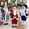 Christmas Santa Claus Figurines Holiday Desktop Ornaments Party And Home Decoration Crafts 0
