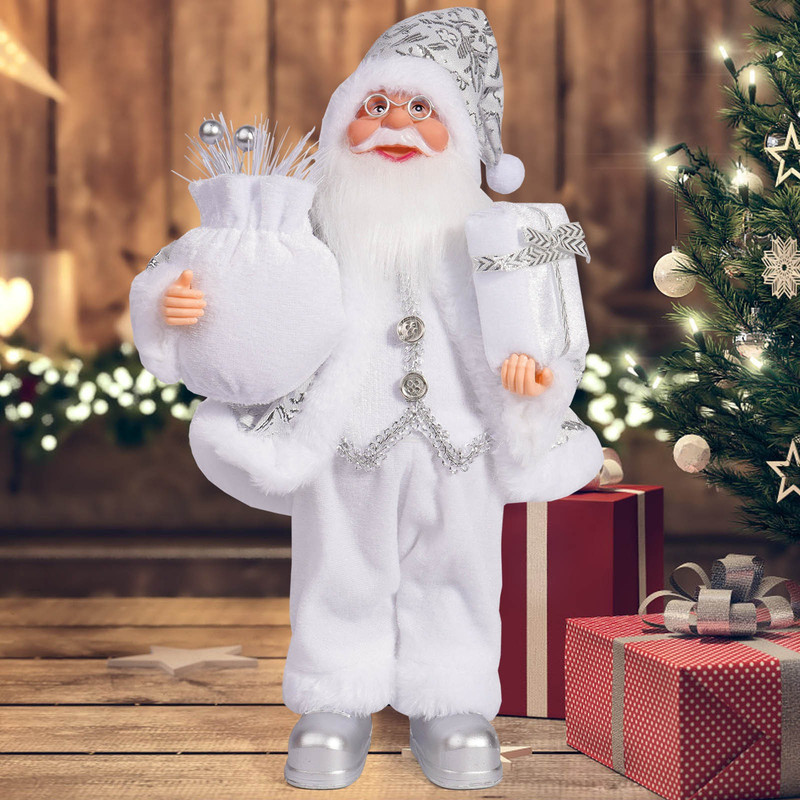 Christmas Santa Claus Figurines Holiday Desktop Ornaments Party And Home Decoration Crafts 8