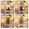 Deer Christmas Tree Decorations Snowman Santa Claus Gifts Xmas Ornaments Cute Christmas Decor For N 1