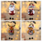 Deer Christmas Tree Decorations Snowman Santa Claus Gifts Xmas Ornaments Cute Christmas Decor For N 1
