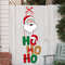 Christmas Door Hanger Snowman And Santa Claus Ornament Holiday Home Decoration Xmas Tree Hanging Pe 0