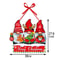 Christmas Door Hanger Snowman And Santa Claus Ornament Holiday Home Decoration Xmas Tree Hanging Pe 7