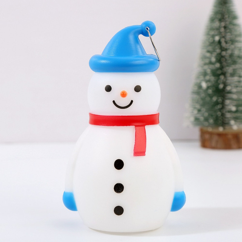 Christmas Tree Decoration Pendant, Cute Glowing Snowman Ornaments, New Year Carnival Party Gifts