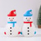 Christmas Tree Decoration Pendant, Cute Glowing Snowman Ornaments, New Year Carnival Party Gifts