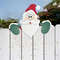 Santa Clause Peeker Yard Ornament Christmas Fence Decoration Indoor Outdoor Holiday Placard DIY Fes 0
