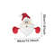 Santa Clause Peeker Yard Ornament Christmas Fence Decoration Indoor Outdoor Holiday Placard DIY Fes 3