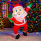 Inflatable Dabbing Santa Claus Christmas Yard Decoration LED Lighted Inflatable Toy Ornament For Ho 0