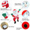 Inflatable Dabbing Santa Claus Christmas Yard Decoration LED Lighted Inflatable Toy Ornament For Ho 3