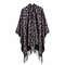 Winter Fashion Poncho Women, Imitation Cashmere Capes, Warm Shawls Wraps