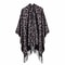 Winter Fashion Poncho Women, Imitation Cashmere Capes, Warm Shawls Wraps