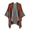 Winter Fashion Poncho Women, Imitation Cashmere Capes, Warm Shawls Wraps