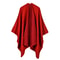 Winter Fashion Poncho Women, Imitation Cashmere Capes, Warm Shawls Wraps