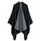 Winter Fashion Poncho Women, Imitation Cashmere Capes, Warm Shawls Wraps