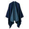 Winter Fashion Poncho Women, Imitation Cashmere Capes, Warm Shawls Wraps
