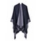 Winter Fashion Poncho Women, Imitation Cashmere Capes, Warm Shawls Wraps