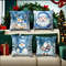 Christmas decoration pillowcase cute Santa Claus Snowman fawn pillow cover Sofa cushion cover home decoration gift