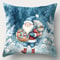 Christmas decoration pillowcase cute Santa Claus Snowman fawn pillow cover Sofa cushion cover home decoration gift